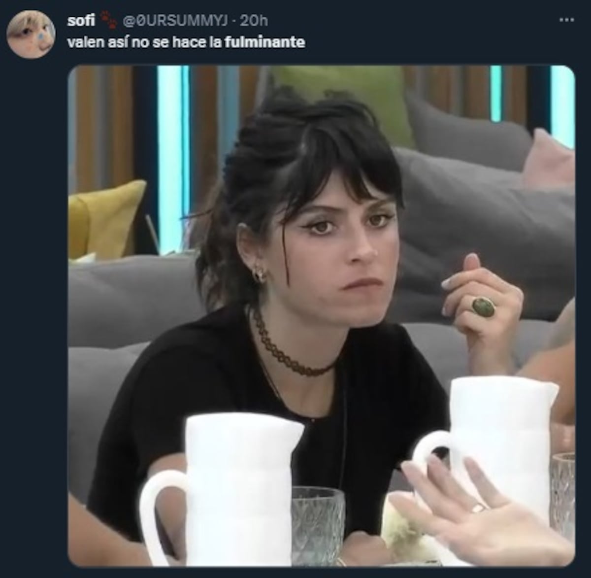 "Gran Hermano": los mejores memes tras la inhabilitación de la fulminante (Captura de pantalla)