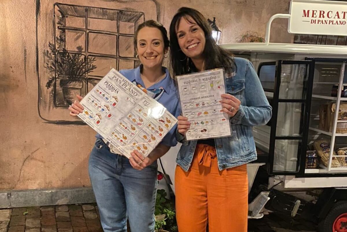 Las fonoaudiólogas Giselle Ciacci y Antonella Zecchin de “Juguemos porque sí”. (Gentileza)