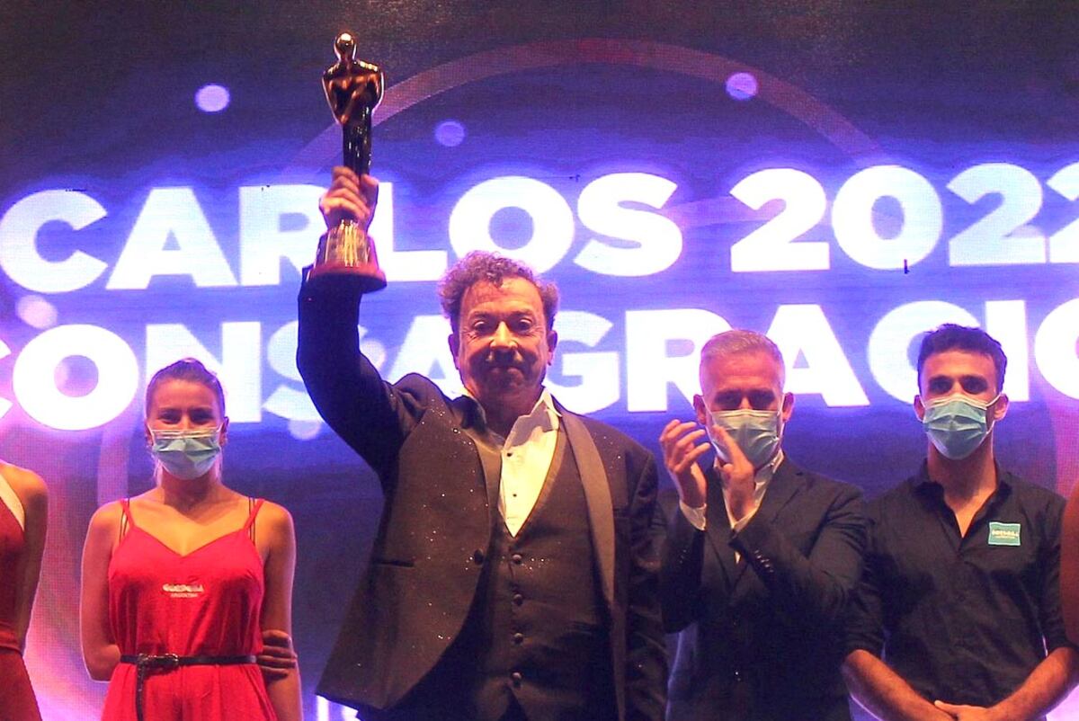  ID:6844460 entrega de los premios Carlos al teatro aníbal pachanoen Carlos PazYanina Aguirre