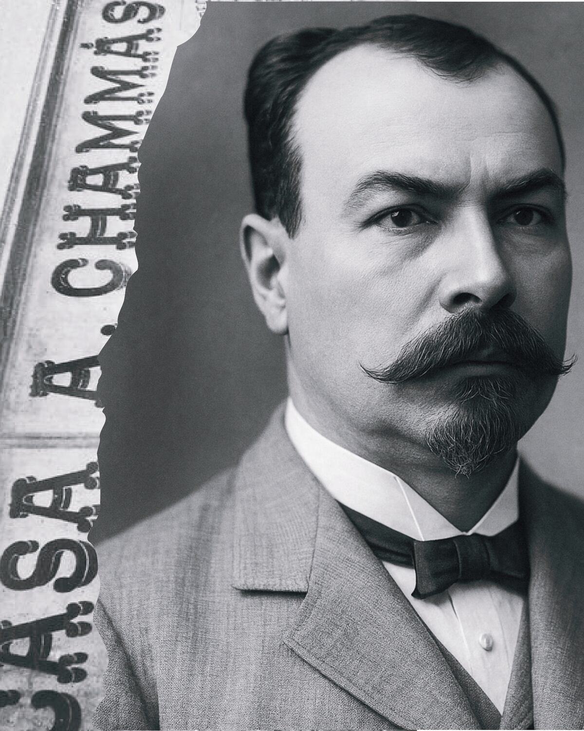 Augusto Chammas: Retrato del químico francés nacido en Marsella, que llegó a la Argentina hacia 1840 y fundó su fábrica de dulces en Córdoba en 1869.