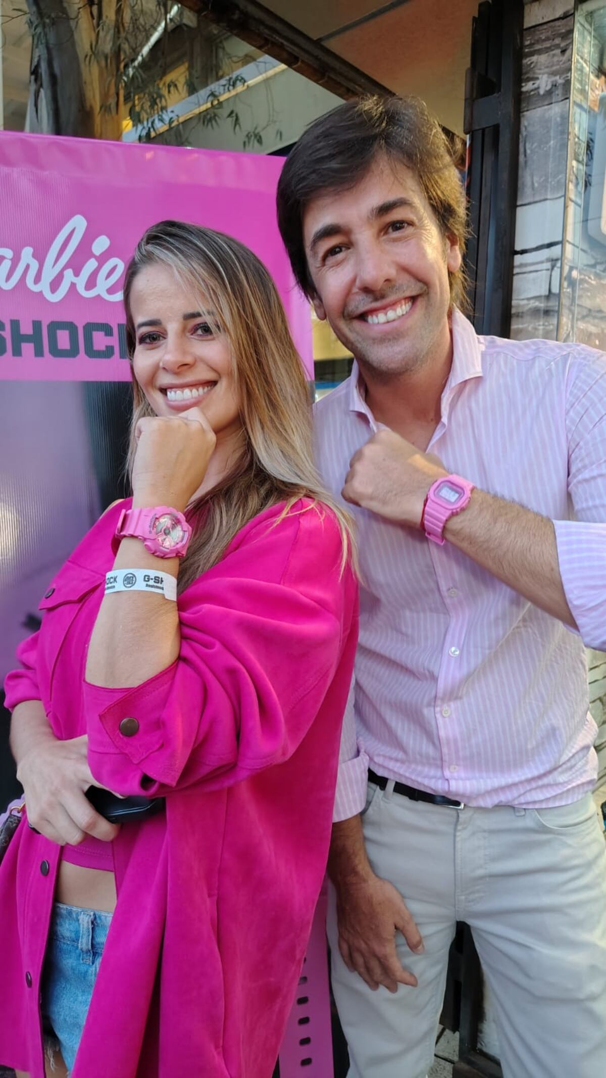 Eloisa Quinteros y Willy Magia, embajadores del reloj de Casio y Barbie.