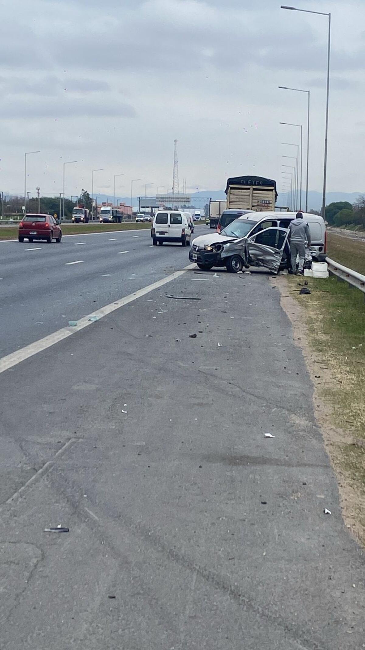 Uno de los vehículos. (Policía)