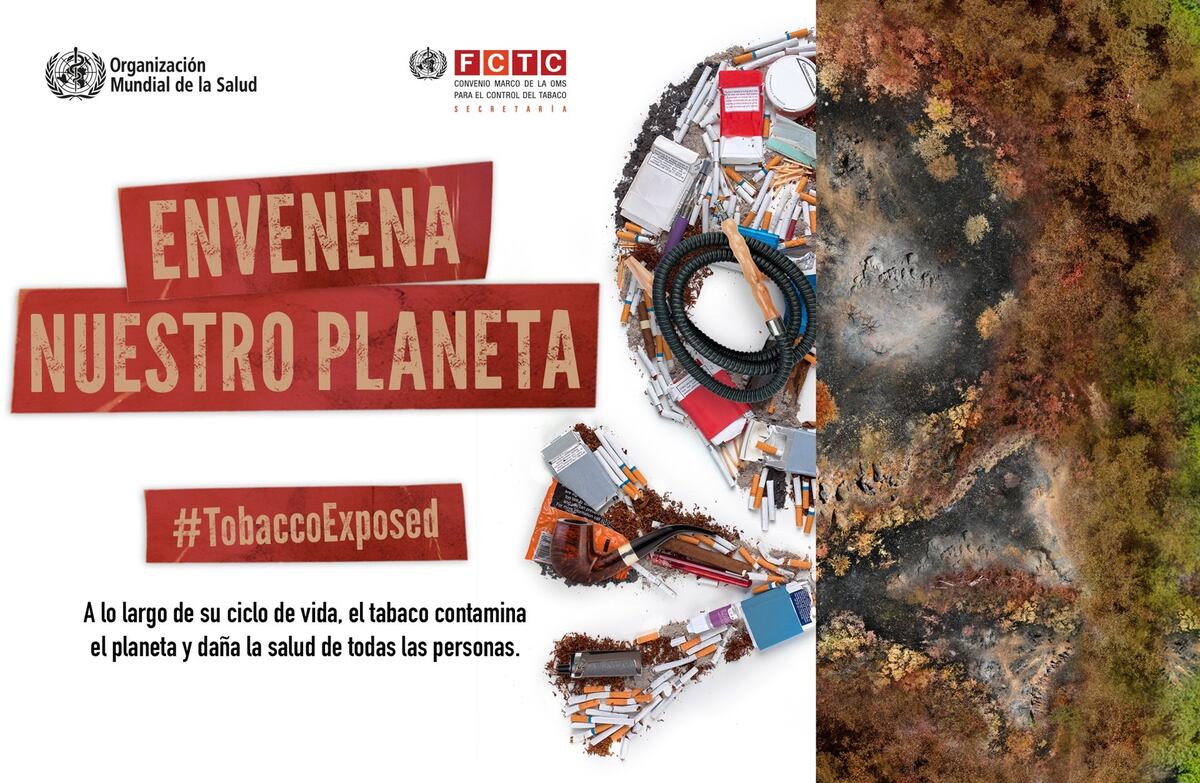 Cada 31 de mayo se conmemora el Día Mundial Sin Tabaco para reivindicar el derecho a la salud y a una vida sana. (OMS)