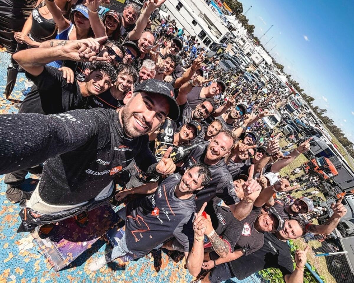 El mendocino Julián Santero (Toyota), festejó anticipadamente el campeonato de Clase Tres en Córdoba. (Prensa APAT)