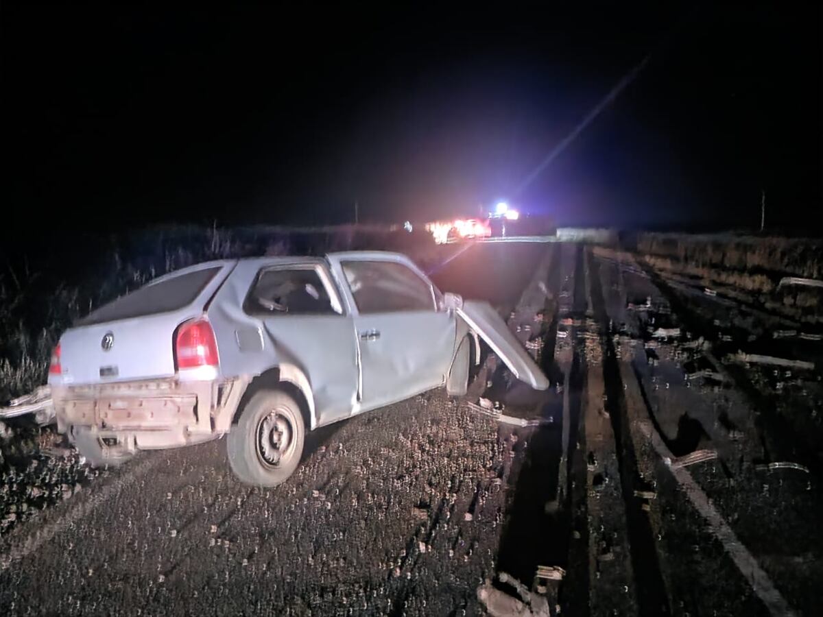 Impactante choque entre un auto y un camión en cercanías de Chilibroste, un muerto. (Policía de Córdoba)