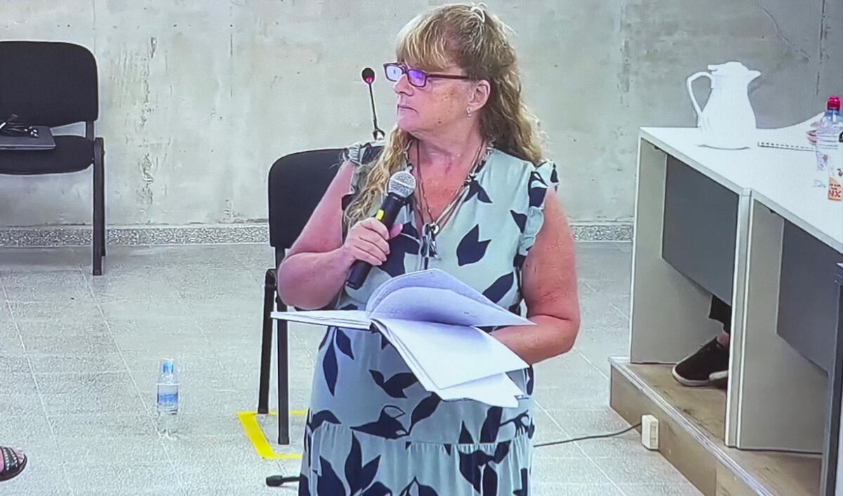 Juicio Neonatal: la doctora presenta el libro de actas. (La Voz)