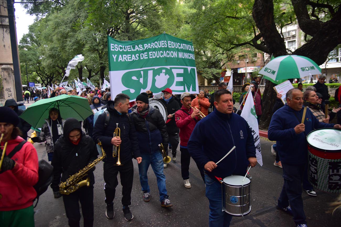 Marcha del Suoem por las calles del centro de Córdoba. (Pedro Castillo / LaVoz)