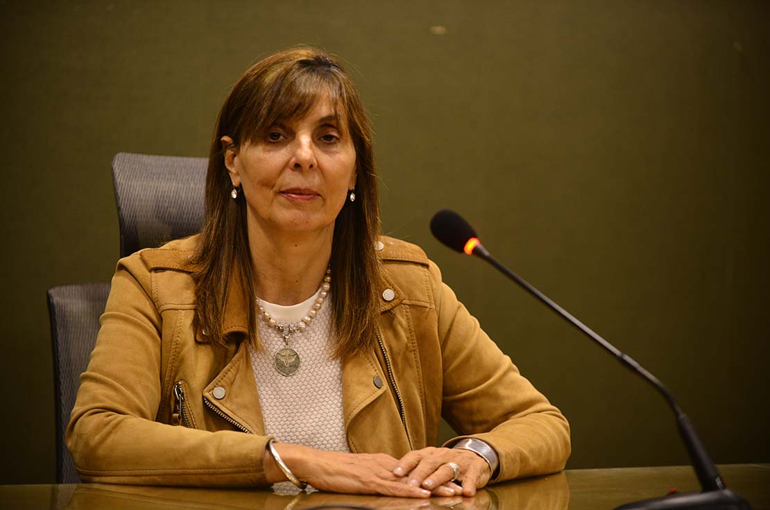 Ángeles Palacios jueza del caso Sathya Insaurralde. tribunales II
Fotografia Jose Gabriel Hernandez