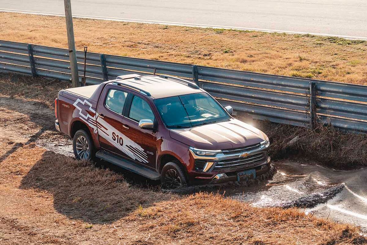 El desempeño off-road de la S-10 está entre los mejores del segmento.