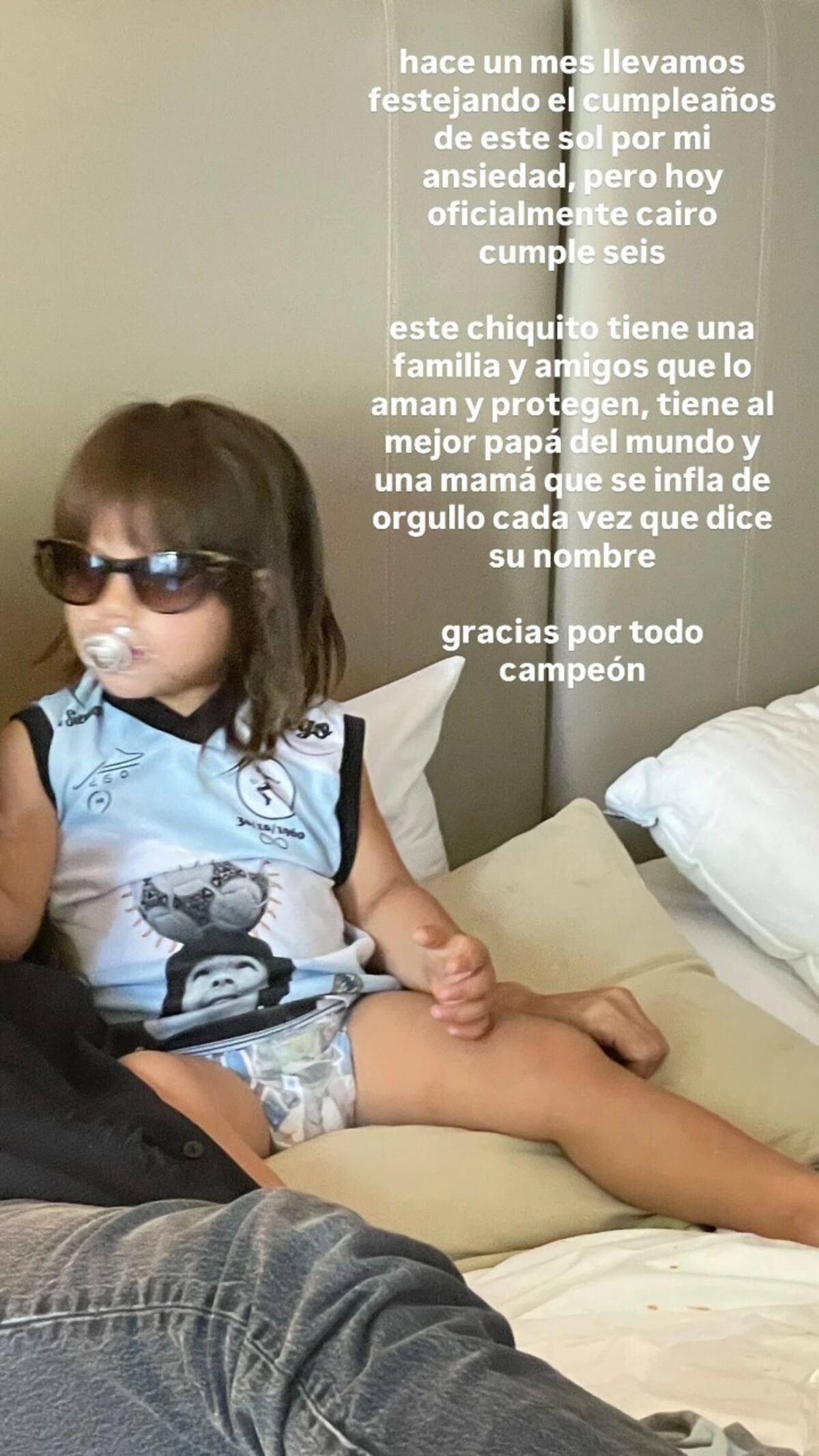 Así esta Cairo Cruz, el hijo de Eva De Dominici que vive en Estados Unidos