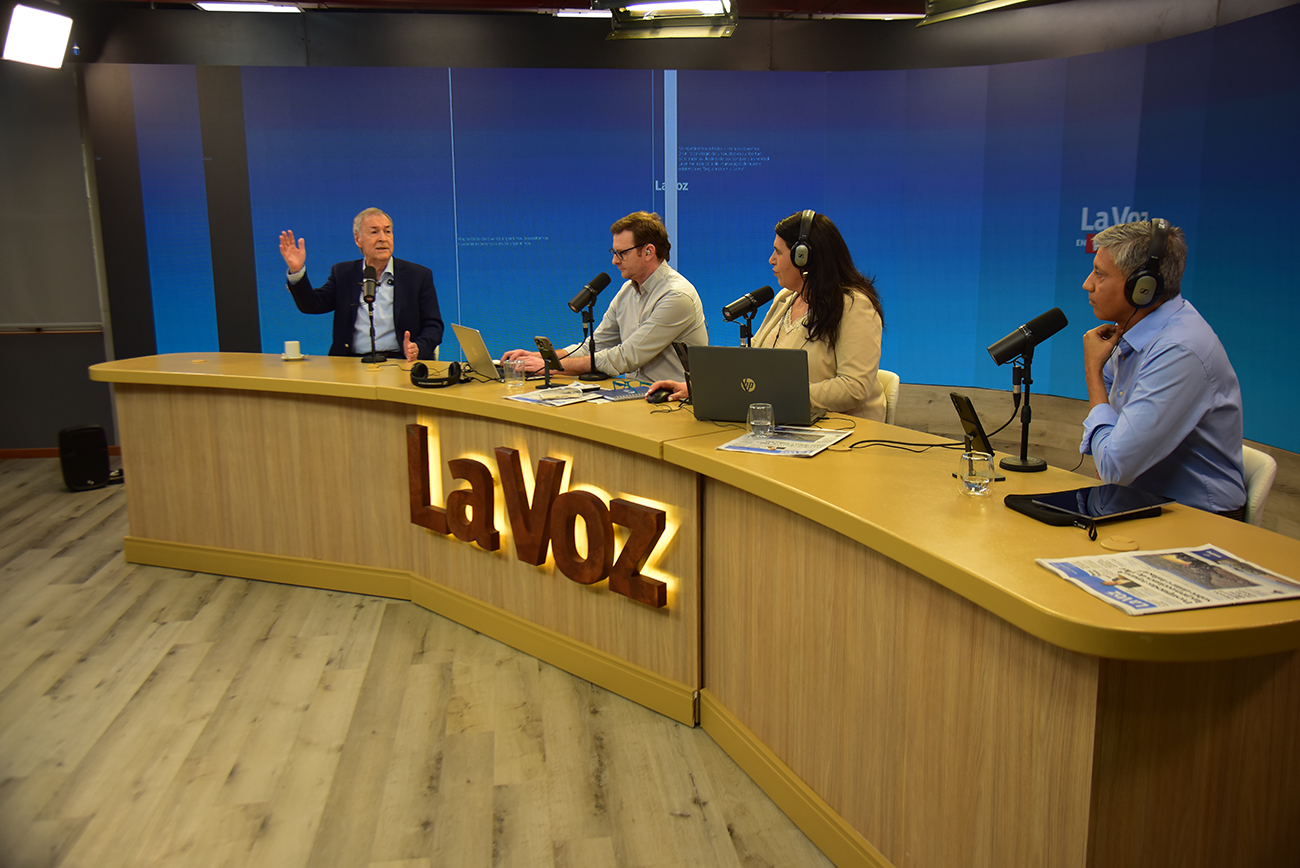 Juan Schiaretti en La Voz en Vivo
Foto: Pedro Castillo / La Voz