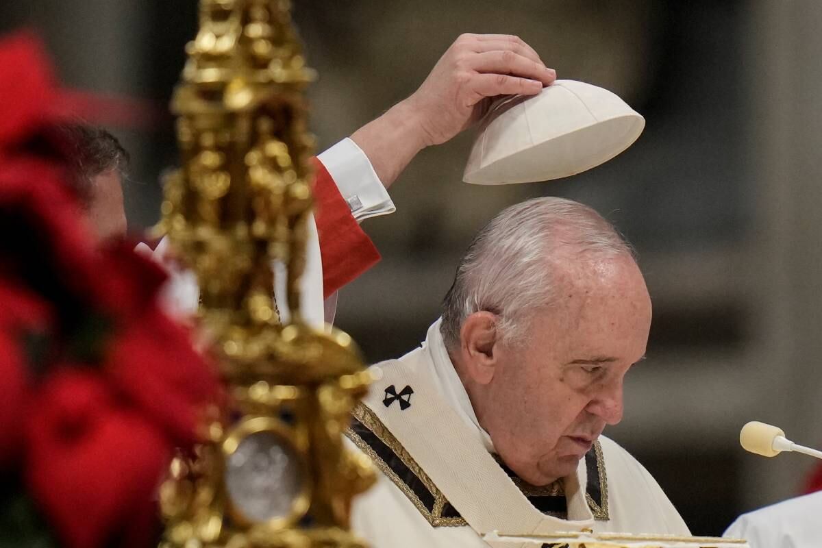La última Navidad del papa Francisco. (AP)