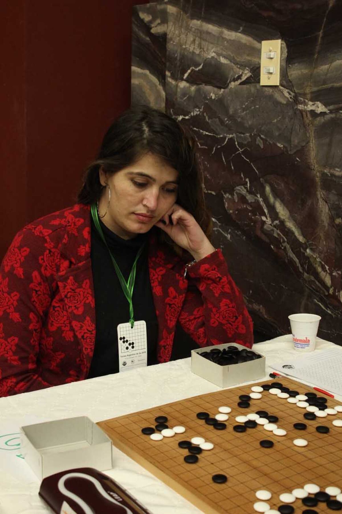 Gisselle Gastin, cordobesa en el mundial de Go. . Gentileza