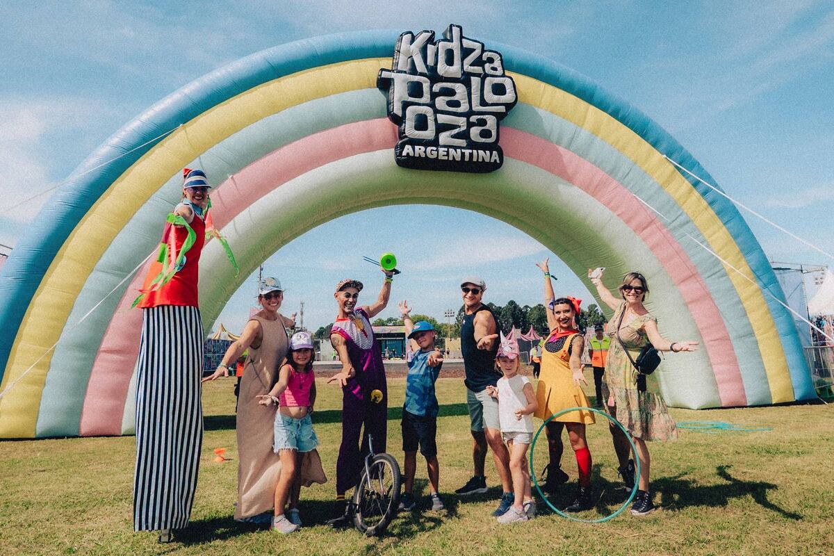 Ingreso al Kizapalooza, el festival para chicos dentro del Lolla. El acceso es gratuito para chicos de hasta 10 años que ingresan con un adulto (hasta 4 por mayor)