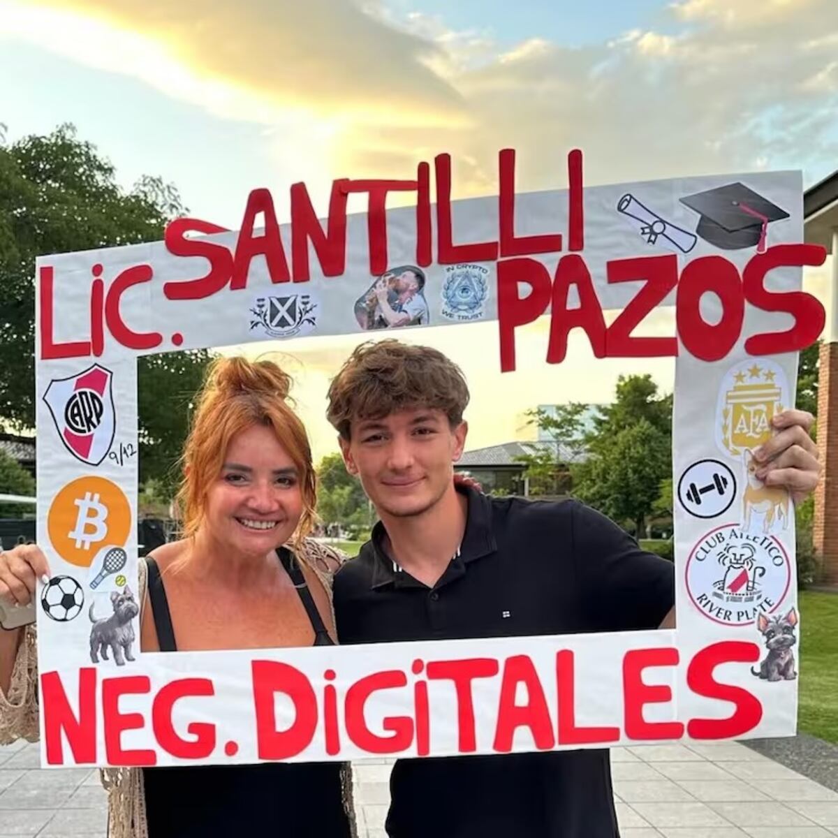 Así están Teo, Nicanor y Tonio, los hijos de Nancy Pazos y Diego Santilli