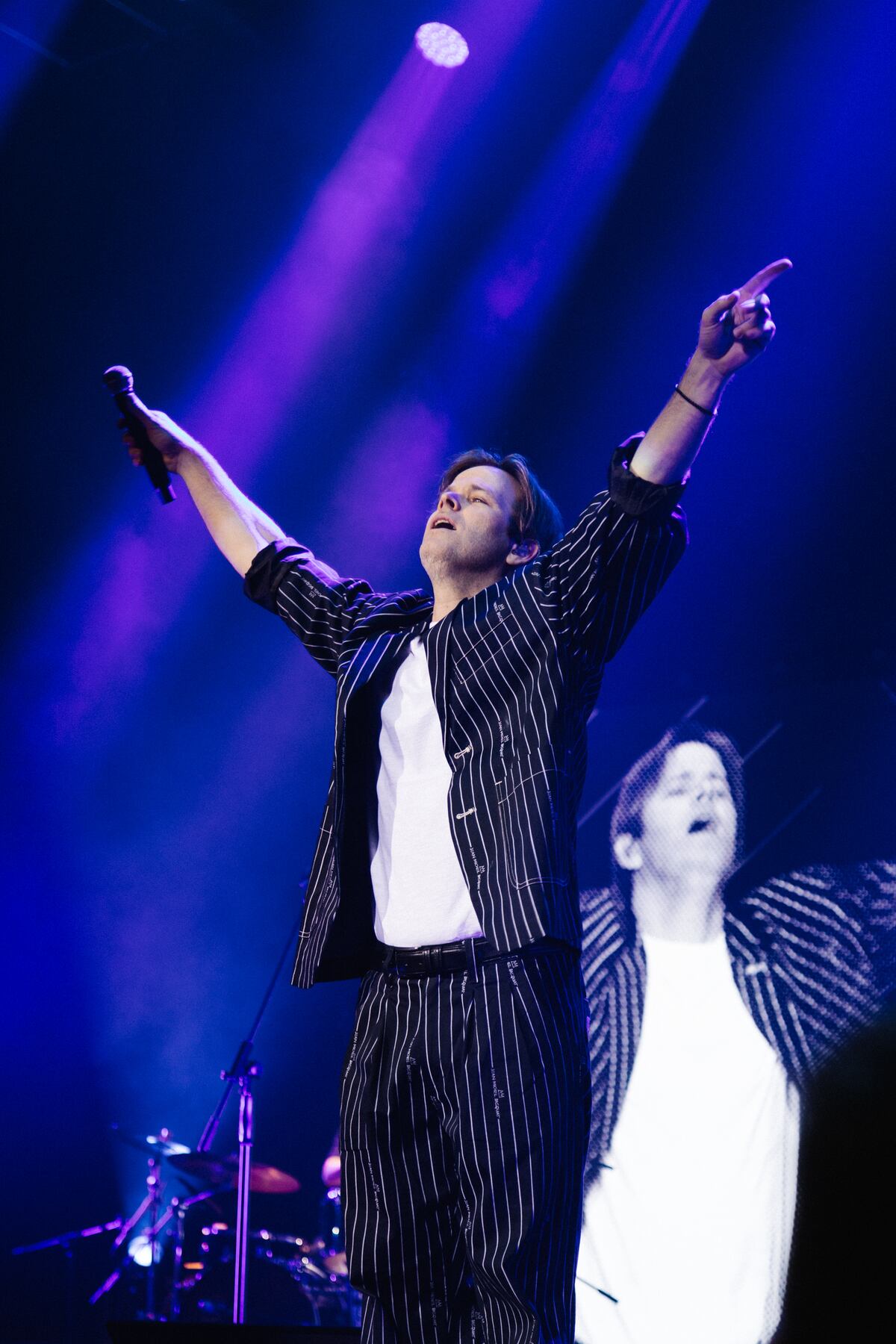 Benjamín Amadeo en el Gran Rex (Gentileza Prensa CZ Comunicación)