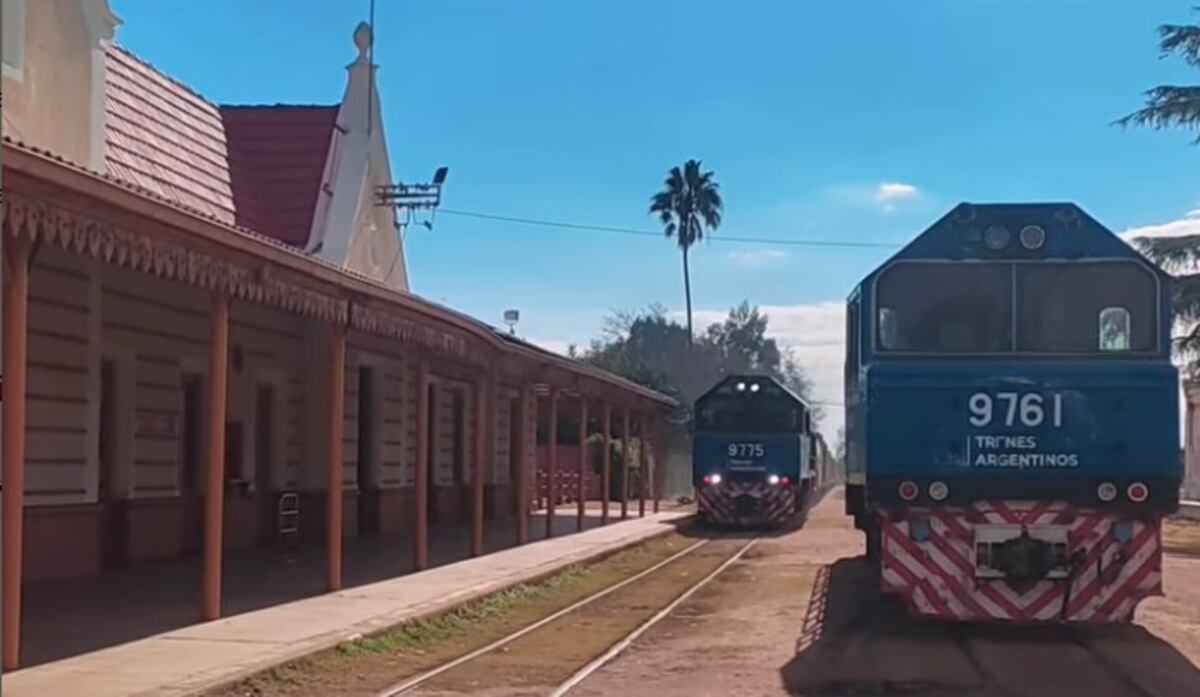 La estación ferroviaria de Jesús María
