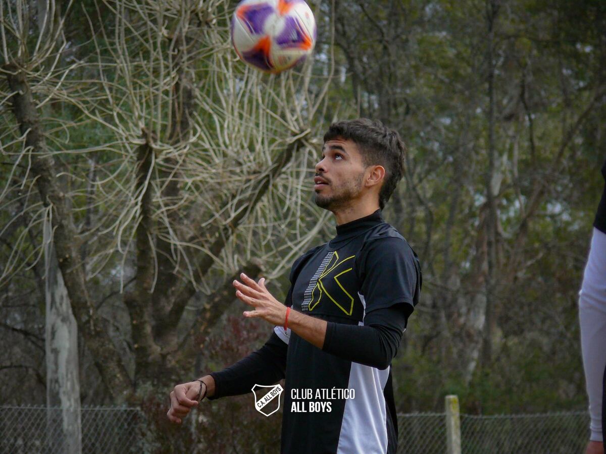 Gerónimo Tomasetti, en All Boys. El Albo quiere retenerlo para el próximo año (Prensa All Boys).