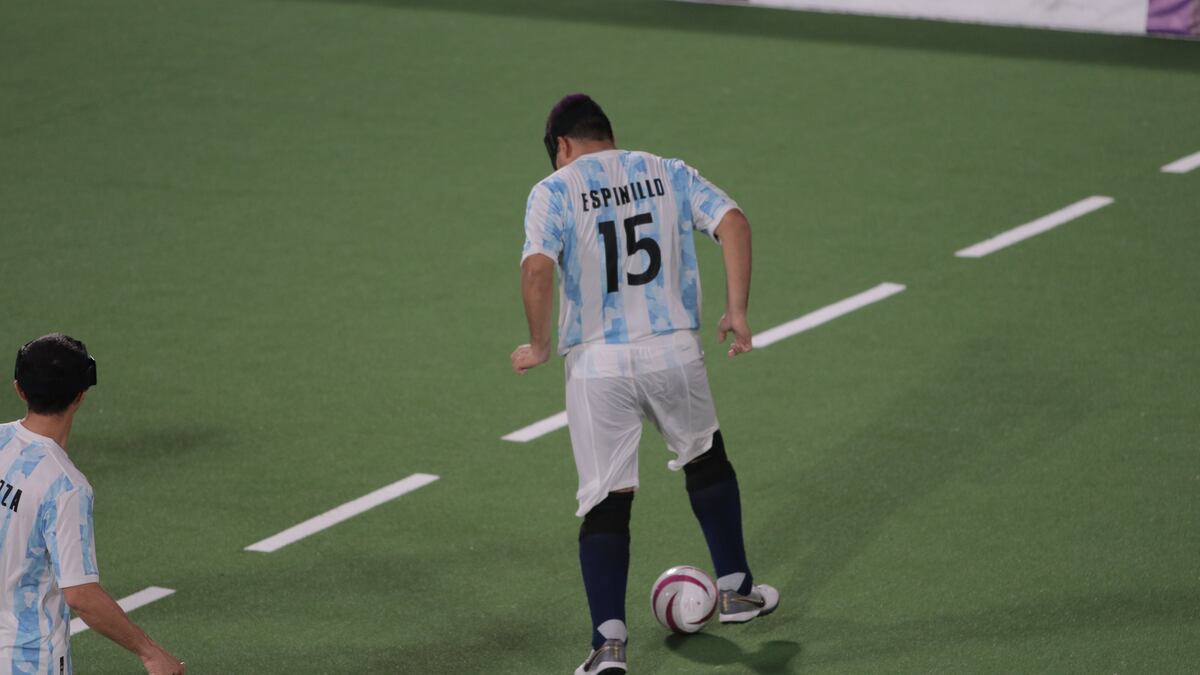 "Maxi" Espinillo marcó siete goles y fue la gran figura de Los Murciélagos en los Juegos Paralímpicos. (Gentileza Prensa oficial de los Juegos Olímpicos y Paralímpicos Tokio 2020)