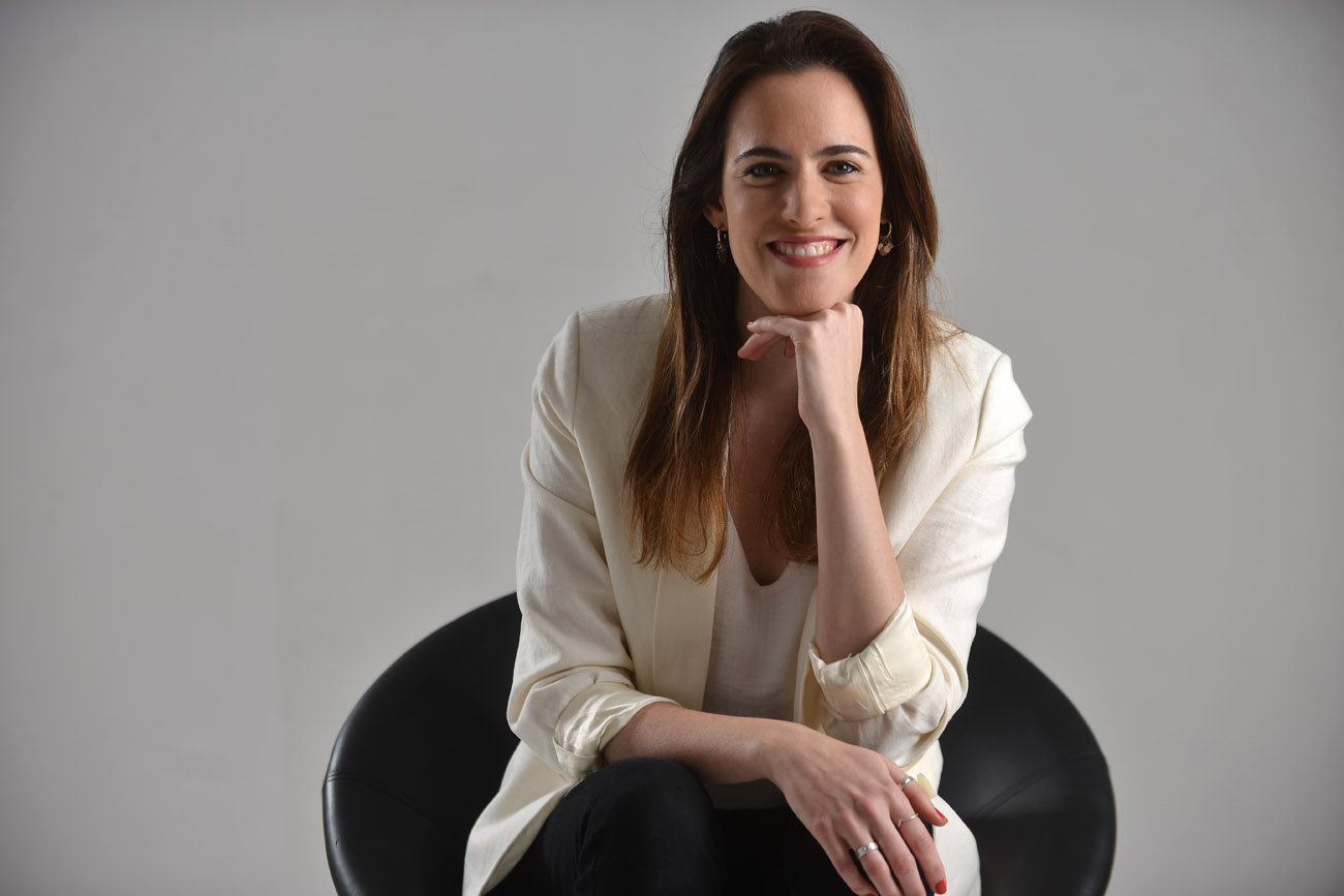 Programa Voces que Suman. Temática: Sustentabilidad. Constanza Ferrer, de Telecom. (Nicolás Bravo / La Voz)
