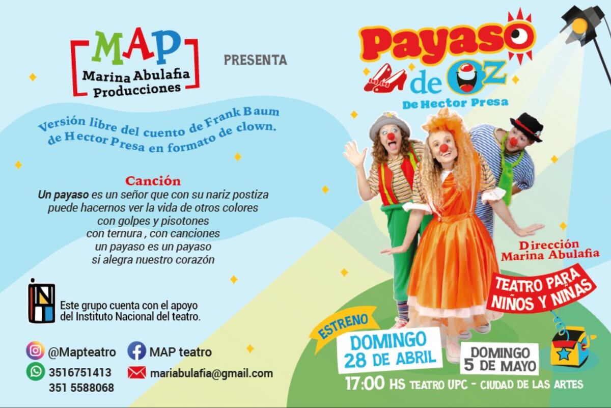 Información de Payaso de Oz. Fuente: (Prensa)