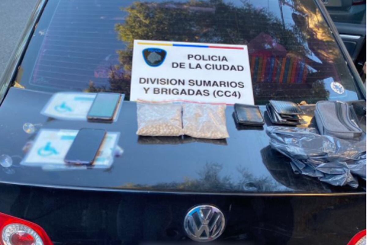 La droga secuestrada. (Policía de la Ciudad)