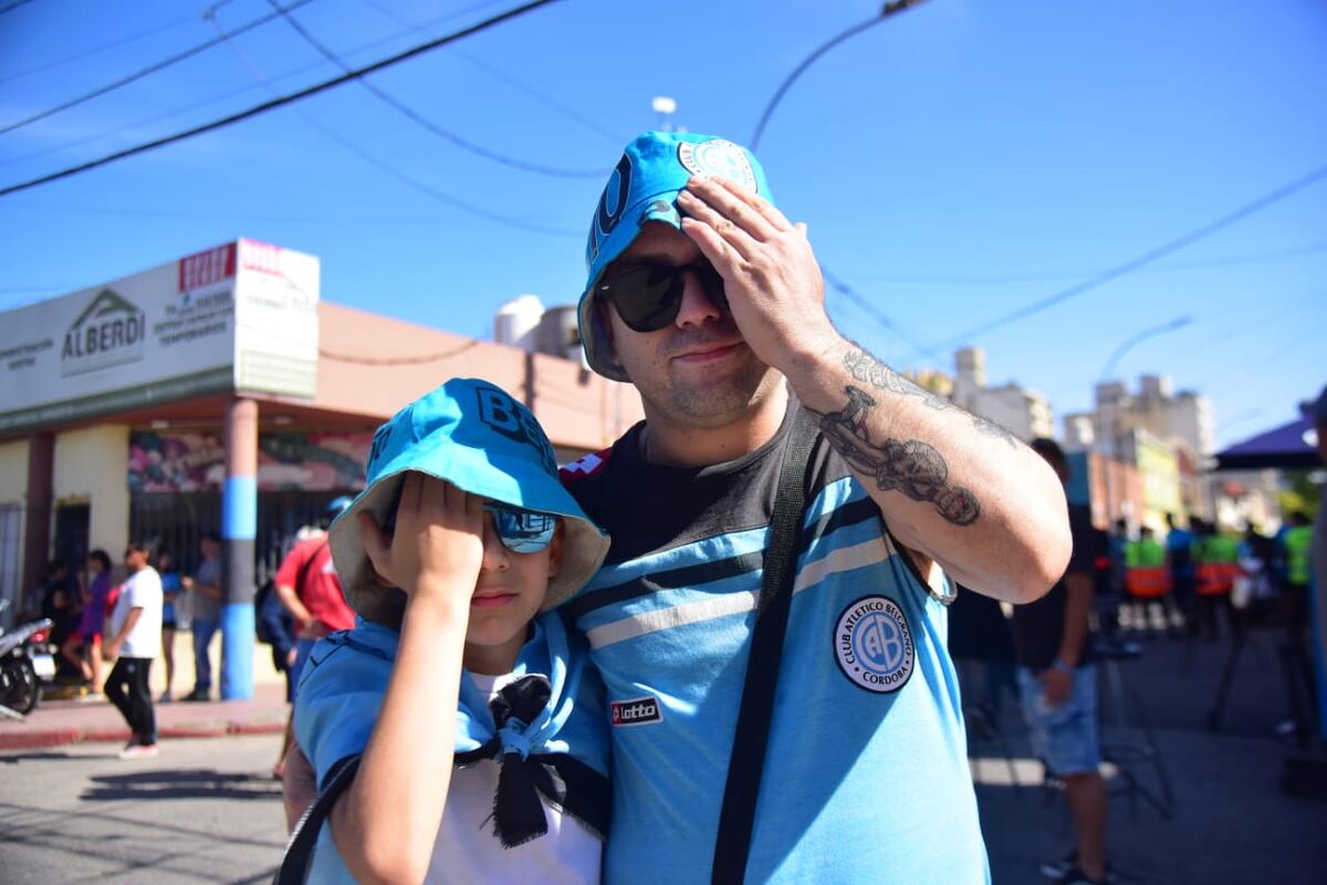 Cara 'e Cancha de Belgrano en la previa del partido con Club Atlético Unión. (Javier Ferreyra / La Voz)