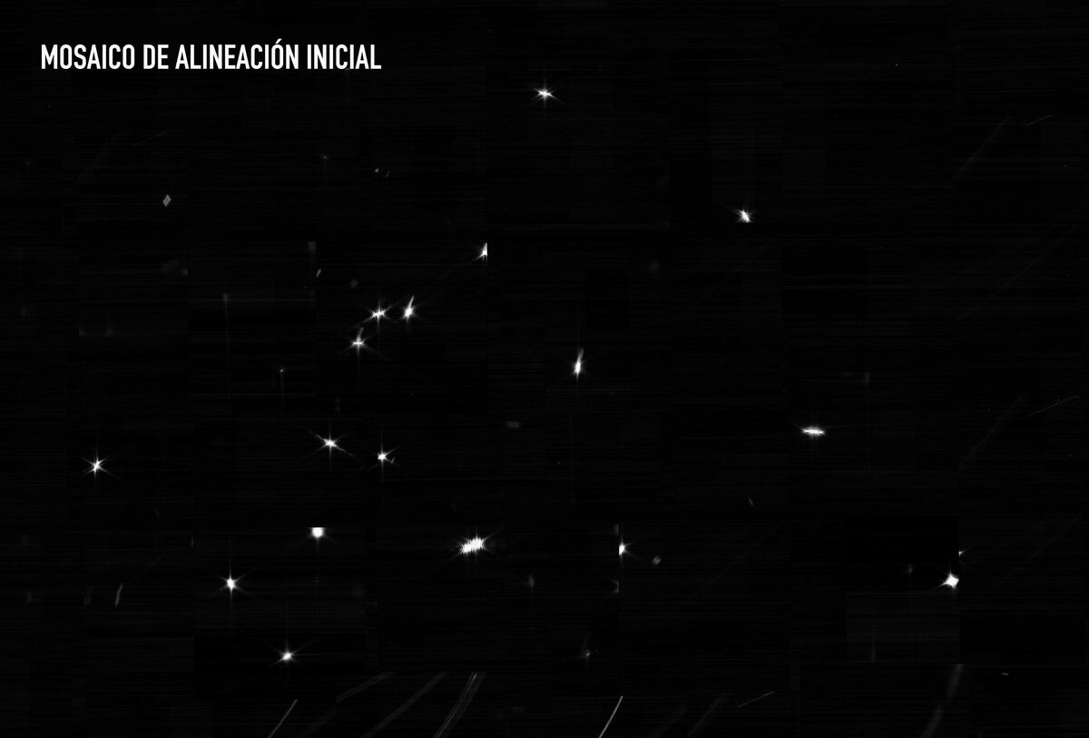 18 puntos, como luciérnagas en el espacio. (Nasa)