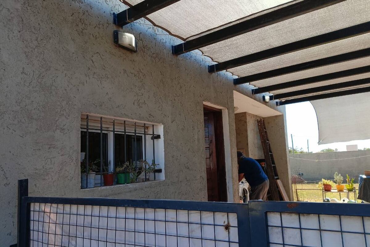 La casa que alquilan Margarita y Luis ya que se quedaron sin vivienda por estafa de Conoc. (Gentileza)