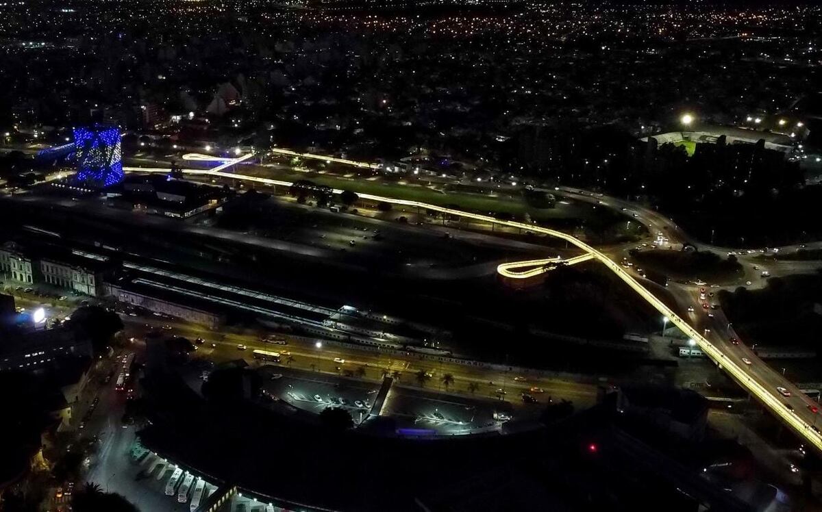 Ciudad de Córdoba. Así quedó la ciclovía elevada que se inauguró este martes. (Municipalidad de Córdoba)
