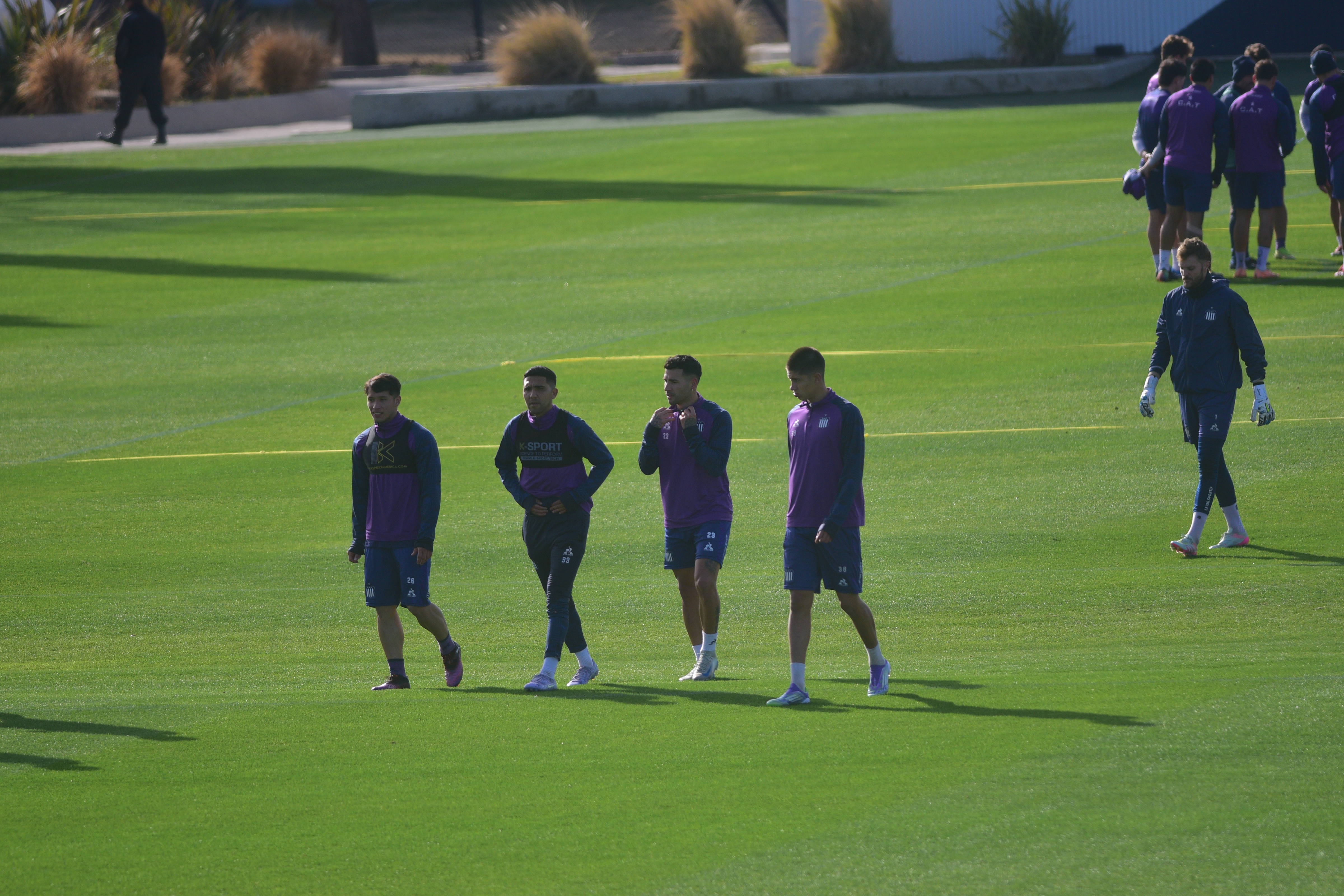 Emanuel Bebelo Reynoso en el entrenamiento de Talleres en el Card. (Pedro Castillo / La Voz)