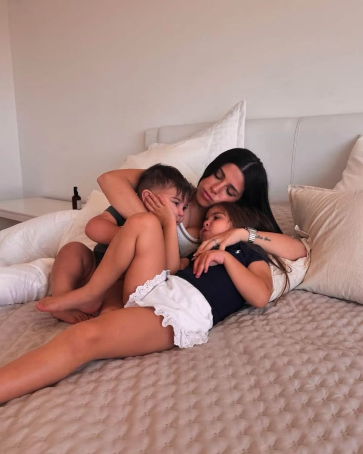 La reacción del hijo de Enzo Fernández y Valentina Cervantes al probar las famosas cookies de Sofía Gonet
