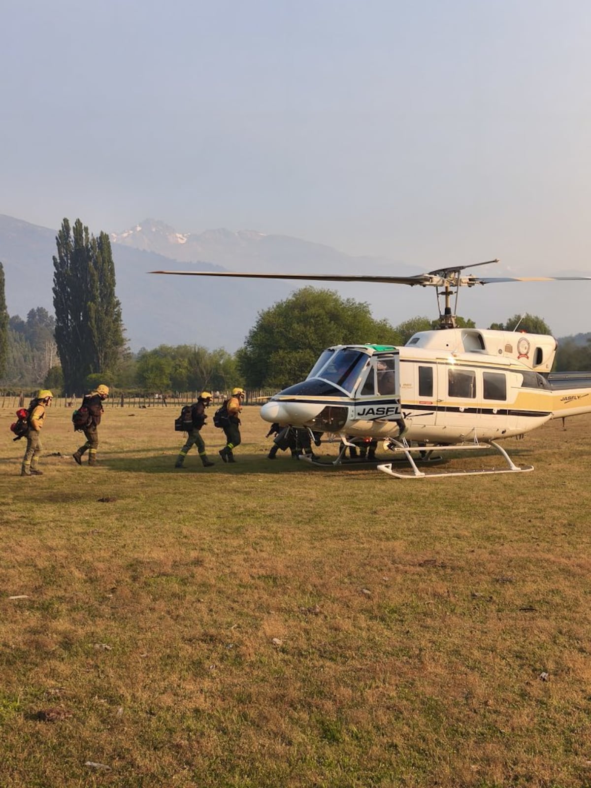Incendio en Lago Pueblo. (Agencia Federal de Emergencias).
