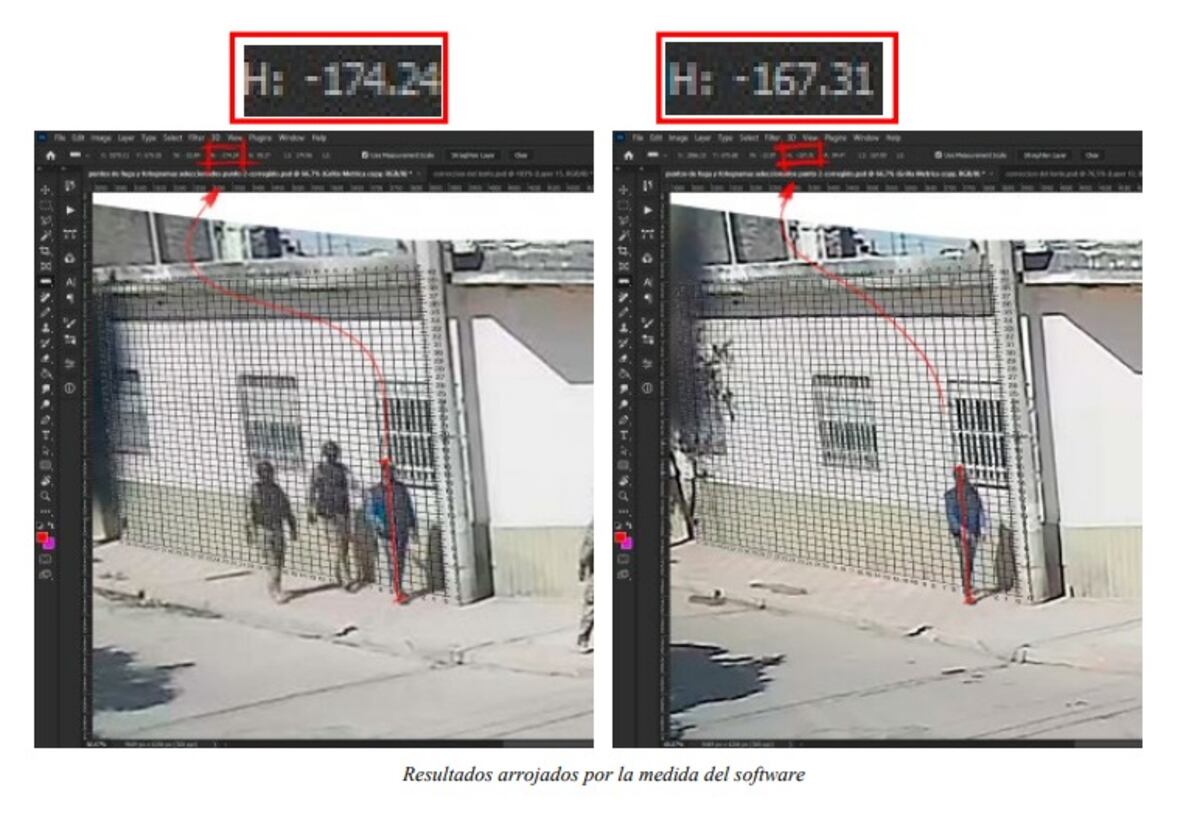 Caso Gabriela Pérez: el sospechoso Herrera fue comparado con el asesino filmado para comprobar si es la misma persona.