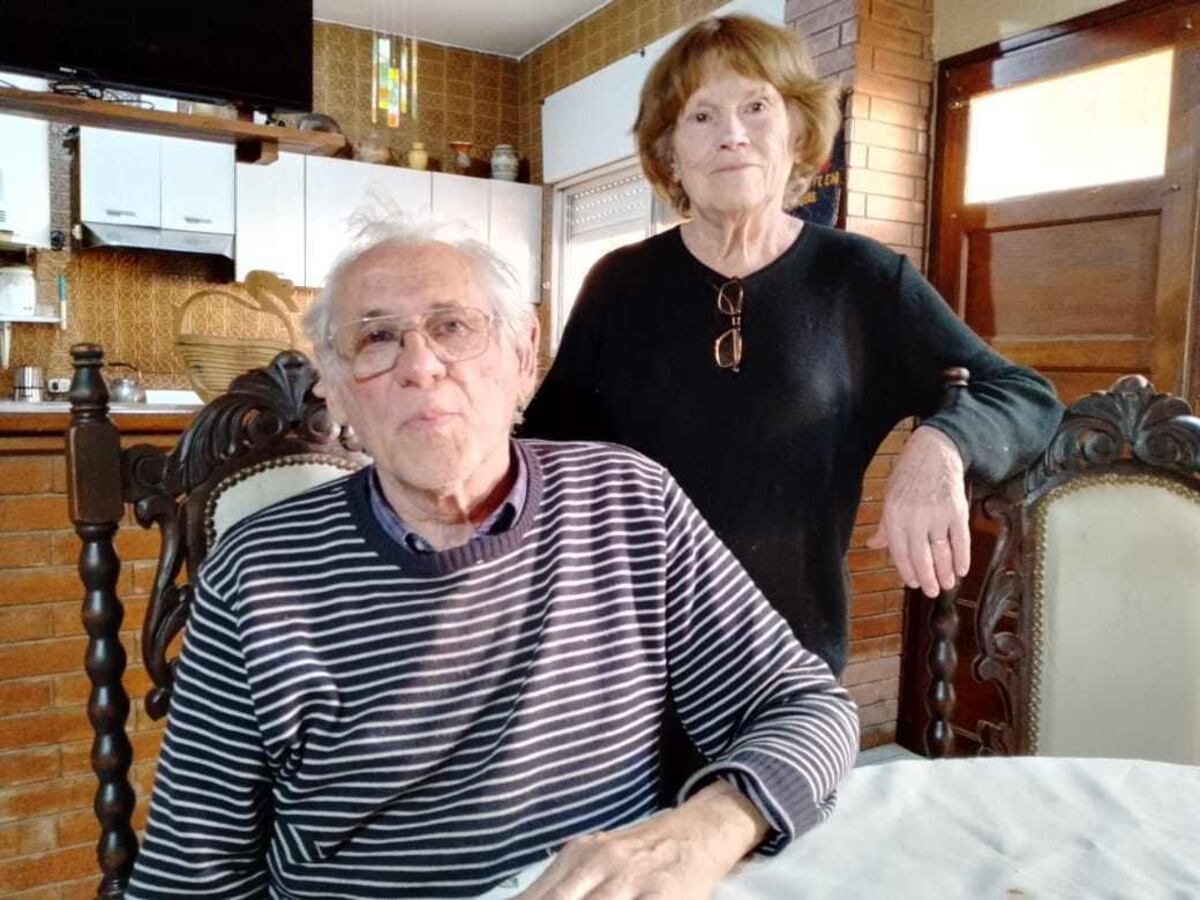 Hugo Pugliese y su esposa, creadores de la Gallinita.
