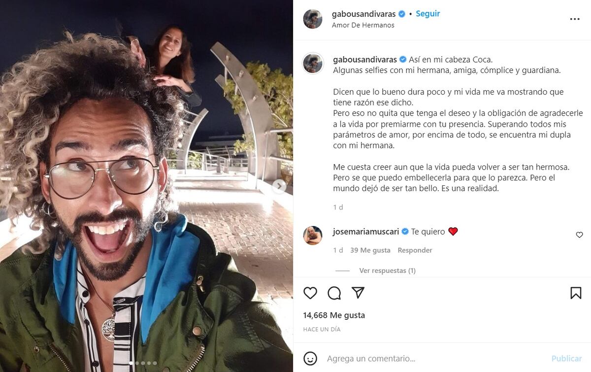 (Instagram Gabo Usandivaras)