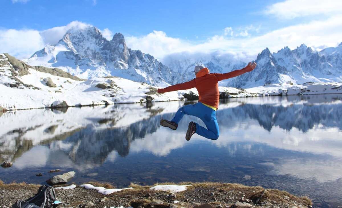 Emmanuel Ocampo, corredor cordobés en Chamonix