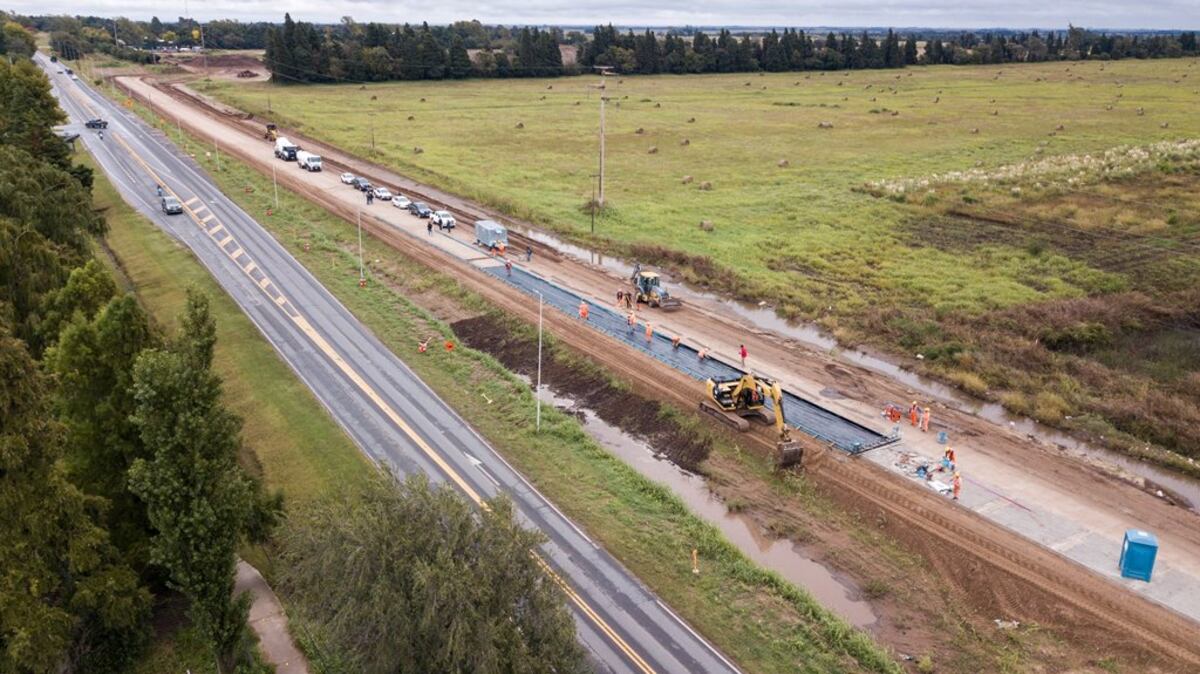 Ruta 30. Las obras que se llevan a cabo en Río Cuarto (Fotos: Prensa Gobierno).
