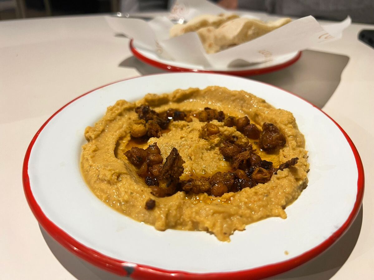 Hummus de pizzería Salve (La Voz).
