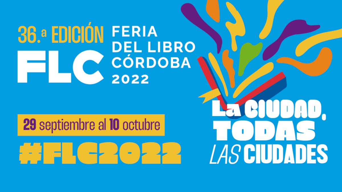 La gráfica oficial de la Feria del Libro Córdoba 2022.