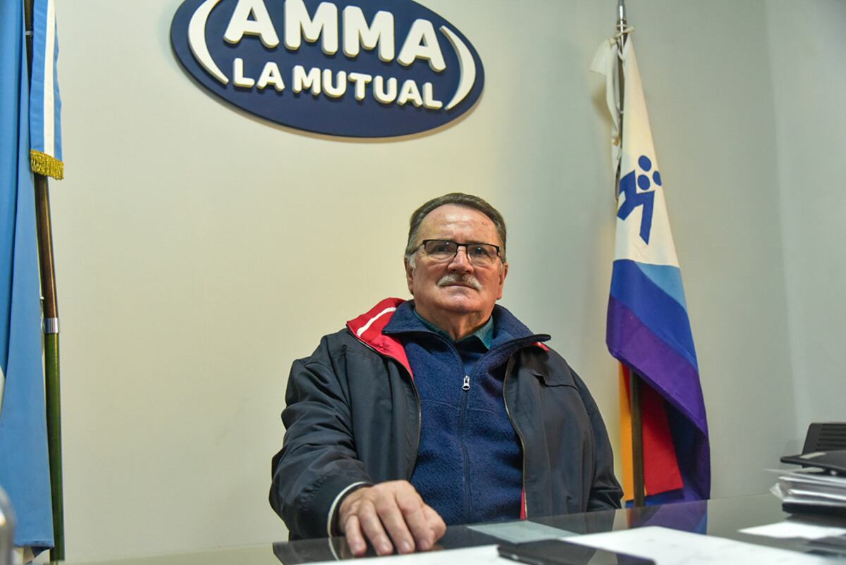 Miguel Olaviaga, de la mutal Amma y el grupo Gesta. (La Voz)