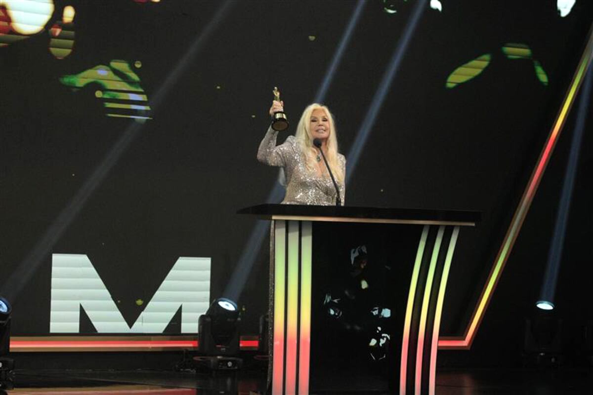 Susana Giménez ganó el Martín Fierro 2025 a mejor conductora (Gentileza Telefe)
