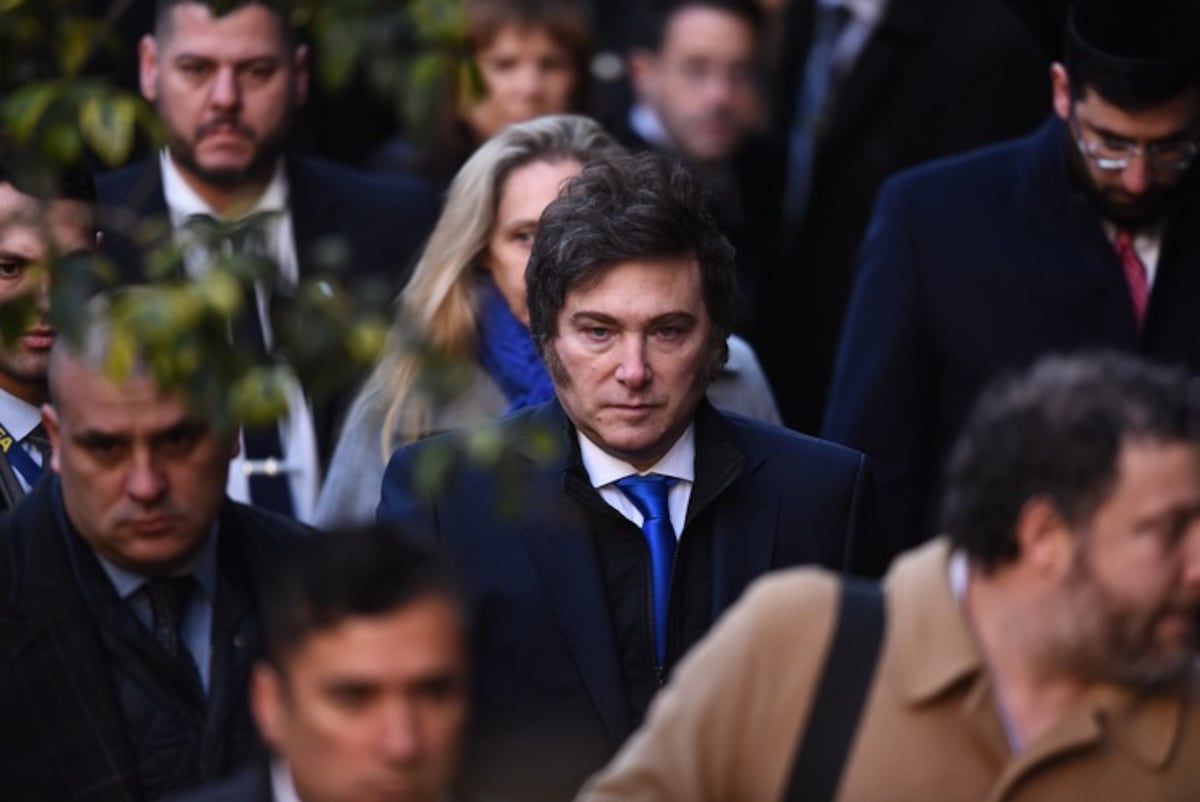 Fidelidad. El presidente Javier Milei y su hermana Karina, son los responsables del armado de La Libertad Avanza en todo el país. (La Voz / Archivo) 