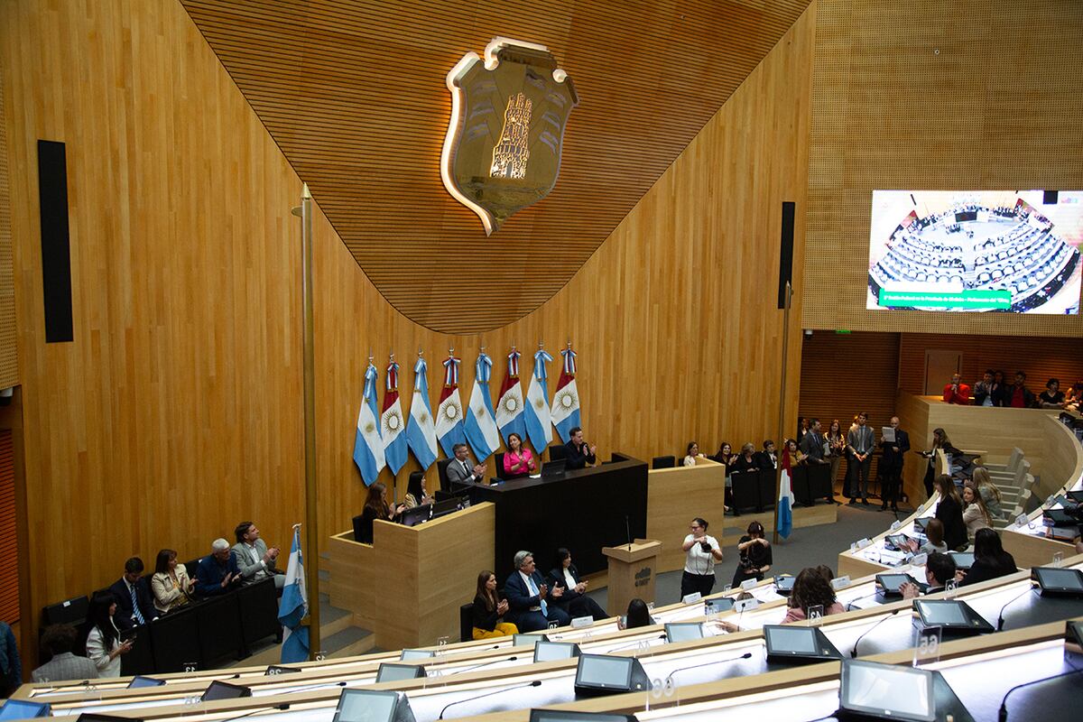 Presentación del Parlamento Federal del Clima 2025 en la Legislatura de Córdoba. (La Voz)