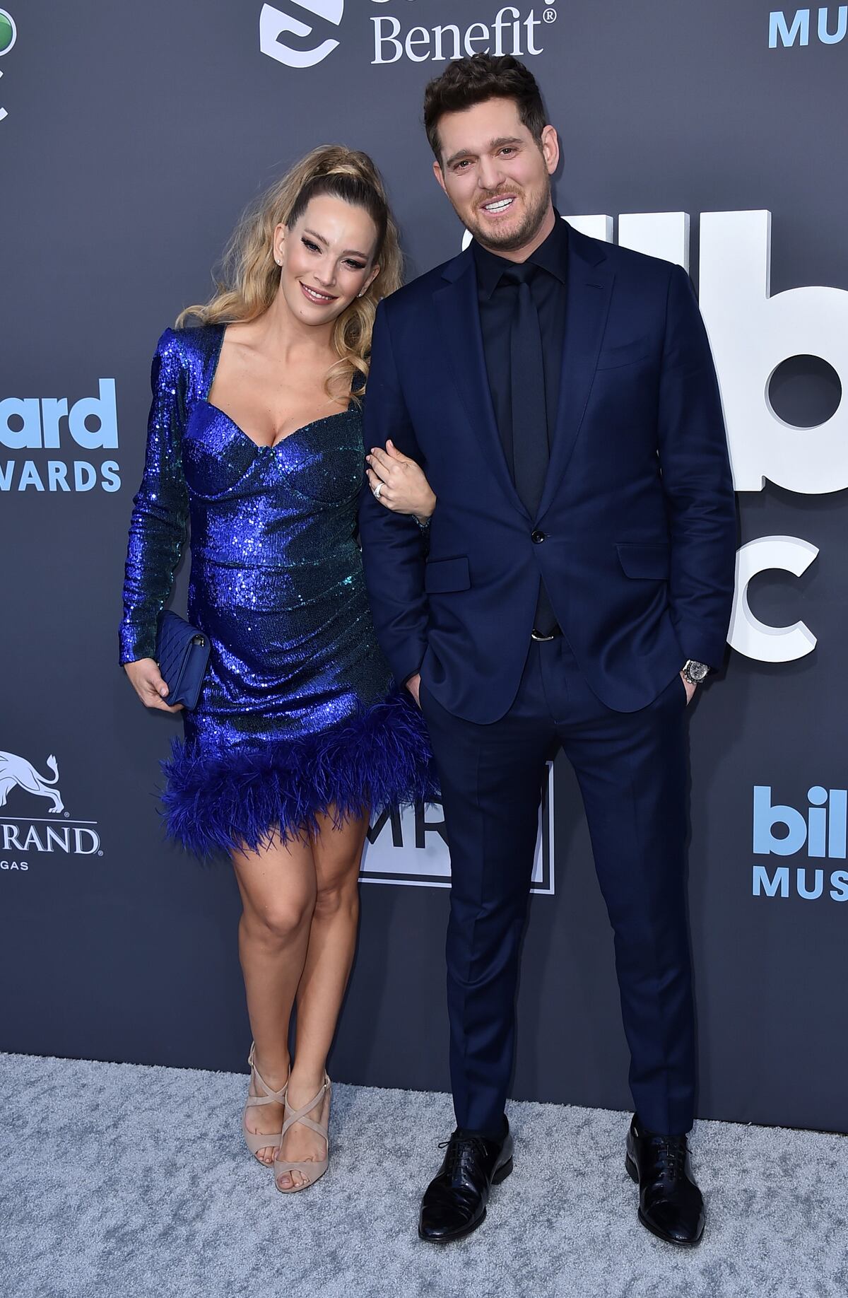 Luisana Lopilato y Michael Bublé. (AP)