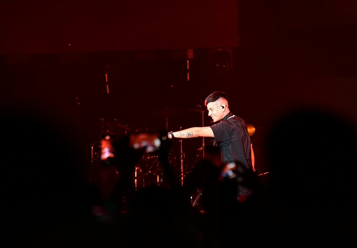 Duki cerró la primera noche del 56° Festival de Peñas de Villa María. (Christian Luna/La Voz)