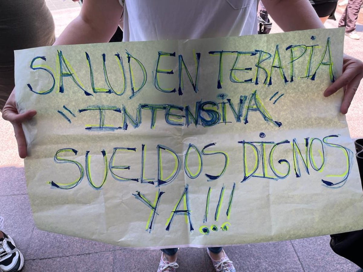 Río Cuarto. Reclamos de los trabajadores de la salud (Tomy Fragueiro / La Voz)