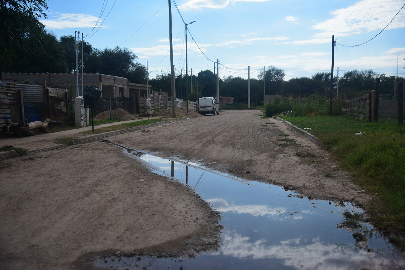 Las calles llenas de agua. (Foto: Pedro Castillo /LaVoz)