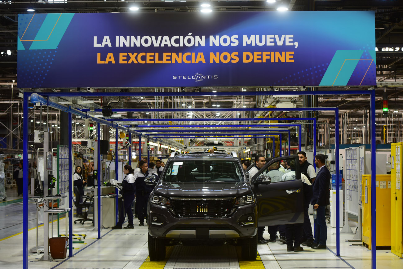 La mayor parte de los componentes de la Fiat Titano provienen de China, pero el objetivo es que tenga 60% de composición regional.  (Nicolás Bravo / La Voz)