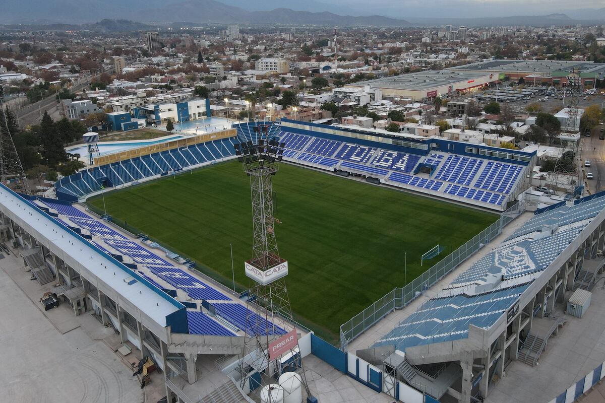 Godoy Cruz reinaugura su estadio tras las remodelaciones. (Prensa Godoy Cruz).